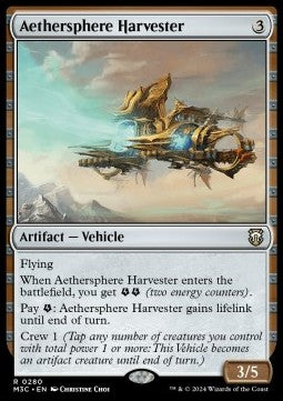 Aethersphere Harvester M3C-280 Rare Near Mint Englisch