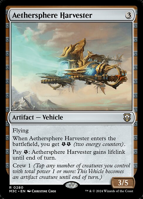 Aethersphere Harvester M3C-280 Rare Near Mint Englisch