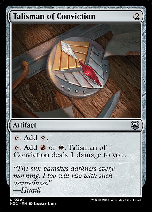 Talisman der Überzeugung M3C-307 Uncommon Excellent Englisch