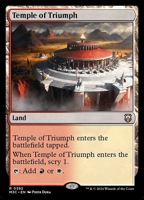 Temple of Triumph M3C-392 Rare Near Mint Englisch