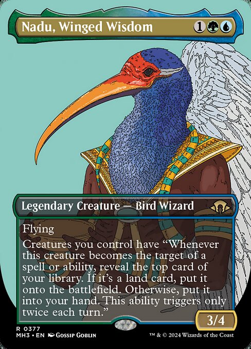 Nadu, Winged Wisdom XMH3-377 Rare Near Mint Englisch