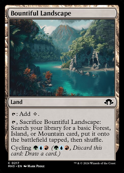 Bountiful Landscape MH3-217 Common Boosterfrisch Englisch Foil