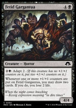 Fetid Gargantua MH3-94 Common Boosterfrisch Englisch Foil