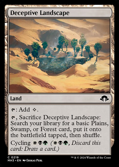 Deceptive Landscape MH3-219 Common Boosterfrisch Englisch