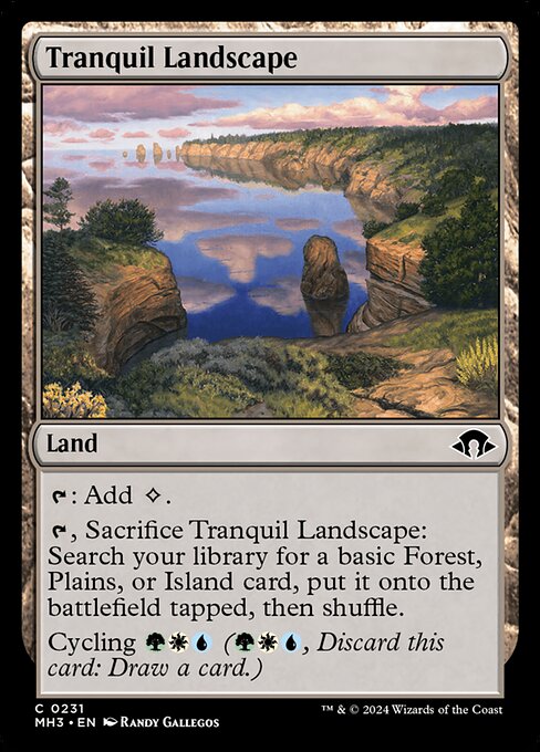 Tranquil Landscape MH3-231 Common Boosterfrisch Englisch Foil