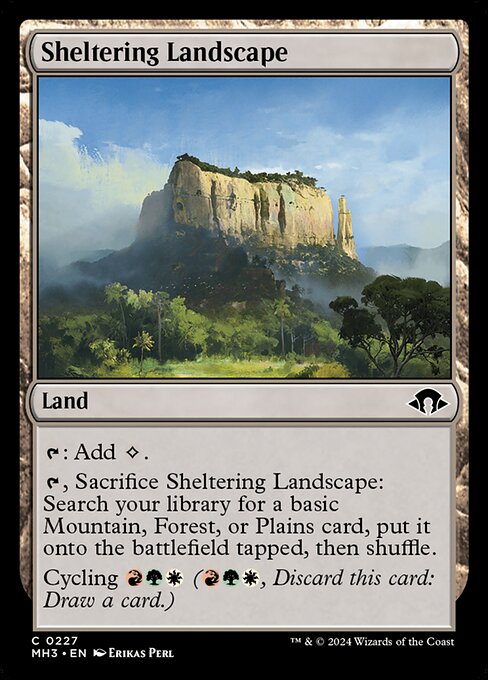 Sheltering Landscape MH3-227 Common Boosterfrisch Englisch Foil
