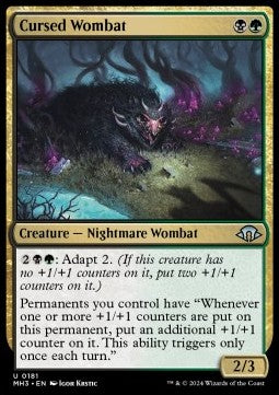 Cursed Wombat MH3-181 Uncommon Boosterfrisch Englisch