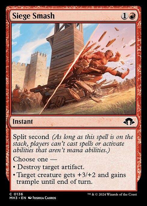Siege Smash MH3-136 Common Near Mint Englisch Foil