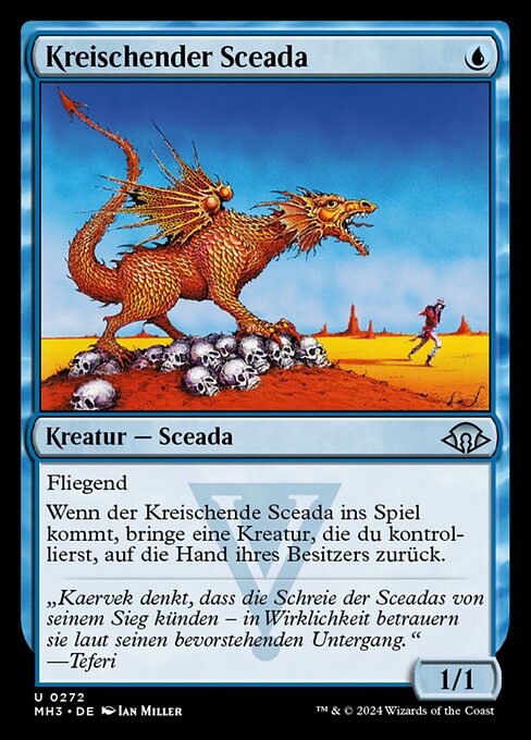 Kreischender Sceada MH3-272 Uncommon Near Mint Deutsch