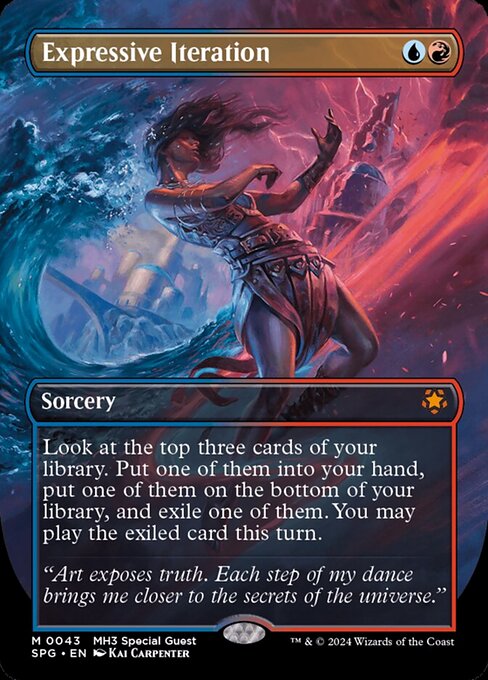 Ausdrucksvolle Iteration SPG-43 Mythic Excellent Englisch Foil