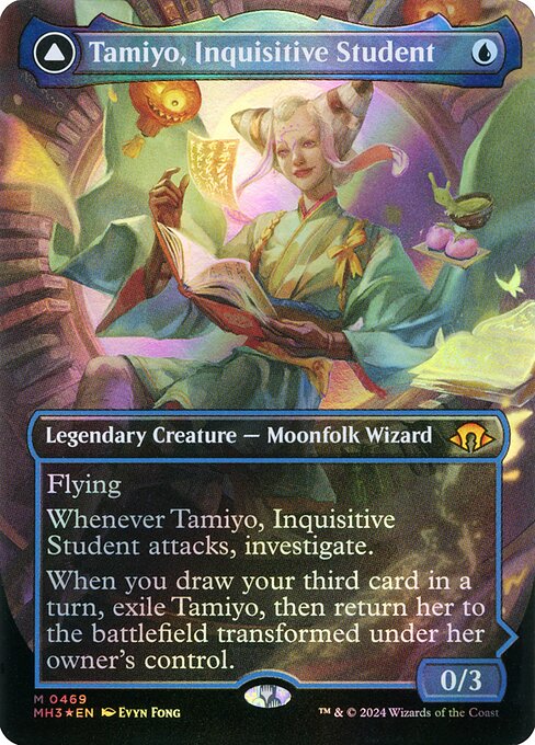 Tamiyo, Inquisitive Student // Tamiyo, Seasoned Scholar XMH3-469 Mythic Near Mint Englisch Foil