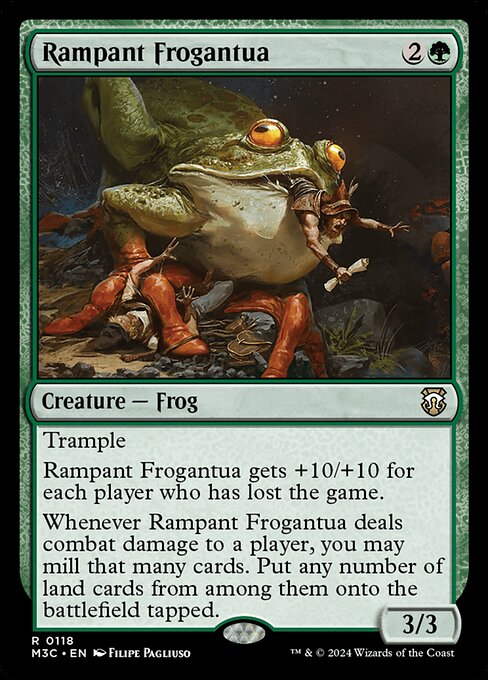 Rampant Frogantua M3C-118 Rare Near Mint Englisch