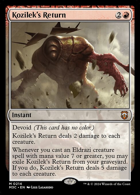 Kozileks Rückkehr M3C-214 Mythic Excellent Englisch