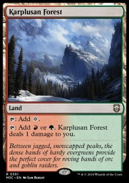 Karplusan Forest M3C-351 Rare Near Mint Englisch