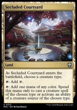 Secluded Courtyard M3C-372 Uncommon Near Mint Englisch