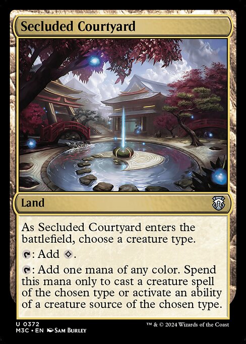 Secluded Courtyard M3C-372 Uncommon Near Mint Englisch