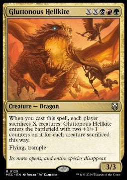Gluttonous Hellkite M3C-125 Rare Near Mint Englisch