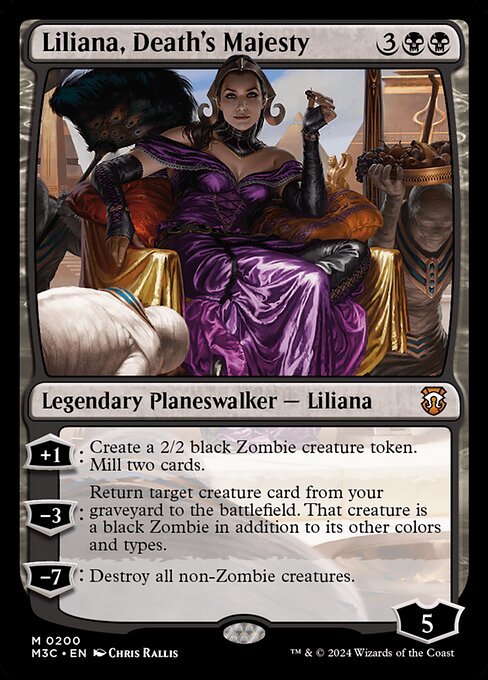 Liliana, Regentin des Todes M3C-200 Mythic Near Mint Englisch