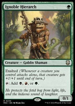 Ignoble Hierarch M3C-234 Rare Near Mint Englisch