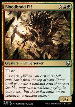 Bloodbraid Elf M3C-256 Uncommon Excellent Englisch