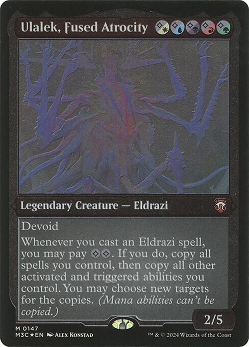 Ulalek, Fused Atrocity (V.4) XM3C-147 Mythic Near Mint Englisch Foil