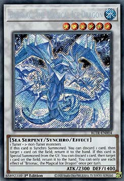 Brionac, the Magical Ice Dragon BLTR-004 Secret Rare Near Mint Englisch 1. Auflage