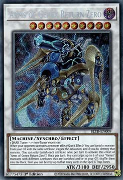 Waffen von Genex Return Zero BLTR-009 Secret Rare Near Mint Deutsch 1. Auflage