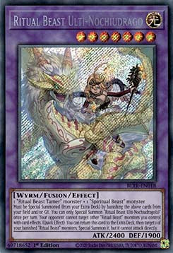 Geistungeheuer Ulti-Nochiudrago BLTR-018 Secret Rare Excellent Deutsch 1. Auflage