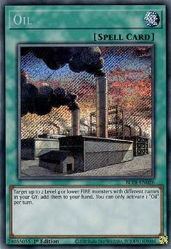 Oil BLTR-026 Secret Rare Near Mint Englisch 1. Auflage