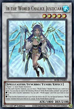 Ib die Weltkelch-Justiziarin (V.1) BLTR-089 Ultra Rare Near Mint Deutsch 1. Auflage