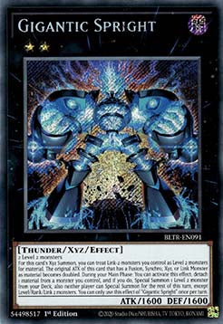 Riesen-Spright (V.1) BLTR-091 Secret Rare Near Mint Deutsch 1. Auflage