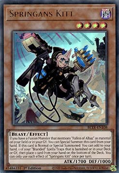 Springans Kitt BLTR-108 Ultra Rare Near Mint Deutsch 1. Auflage