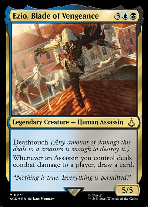 Ezio, Blade of Vengeance XACR-275 Mythic Near Mint Englisch Foil