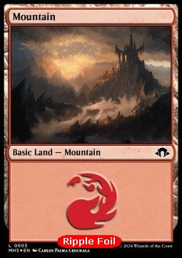 Mountain (V.1) XMH3-503 Land Near Mint Englisch Foil