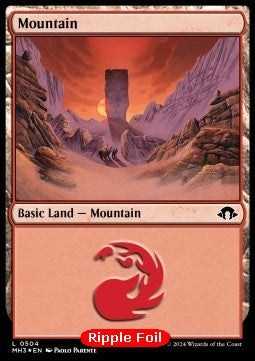 Mountain (V.2) XMH3-504 Land Near Mint Englisch Foil