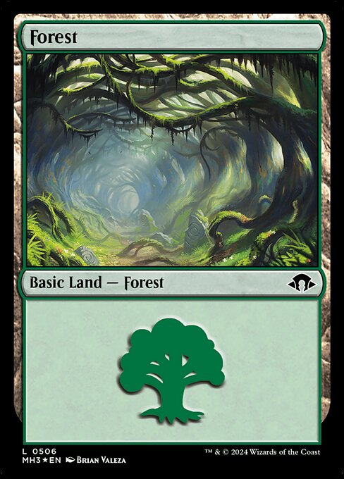 Forest (V.2) XMH3-506 Land Near Mint Englisch Foil