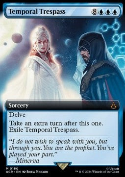 Temporal Trespass (V.1) XACR-160 Mythic Near Mint Englisch Foil
