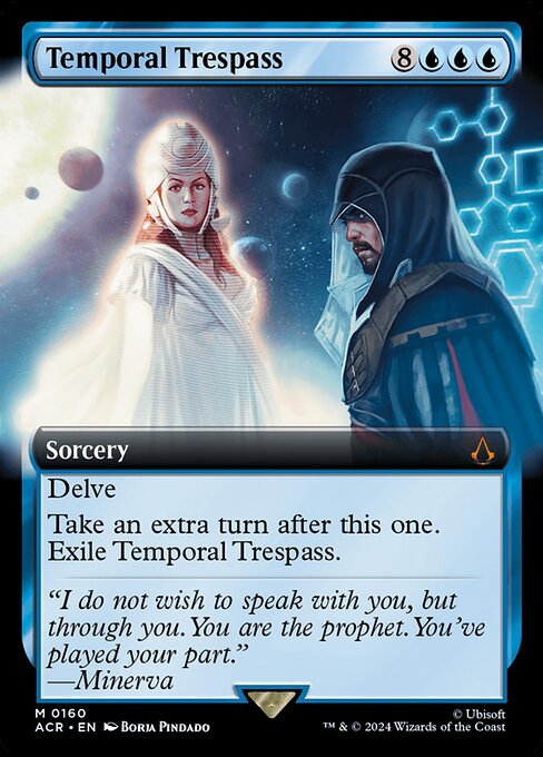 Temporal Trespass (V.1) XACR-160 Mythic Near Mint Englisch Foil