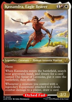 Kassandra, Eagle Bearer XACR-240 Mythic Excellent Englisch Foil