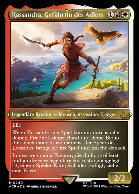 Kassandra, Gefährtin des Adlers (V.2) XACR-240 Mythic Near Mint Deutsch Foil
