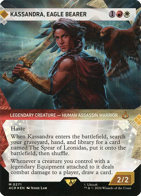 Kassandra, Eagle Bearer XACR-271 Mythic Near Mint Englisch Foil