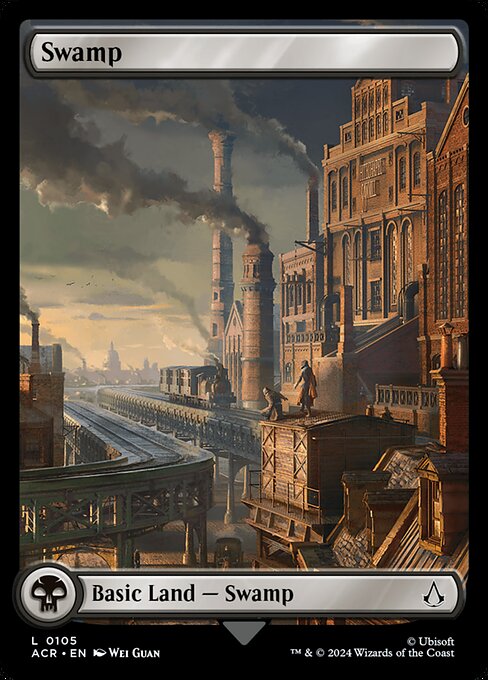 Swamp ACR-105 Land Near Mint Englisch Foil