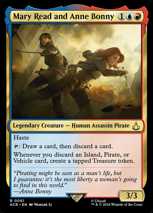 Mary Read und Anne Bonny ACR-61 Rare Near Mint Englisch