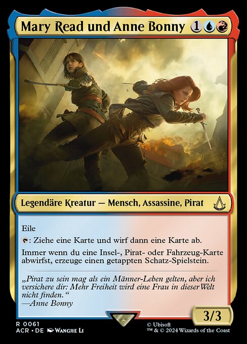 Mary Read und Anne Bonny ACR-61 Rare Good Deutsch Foil