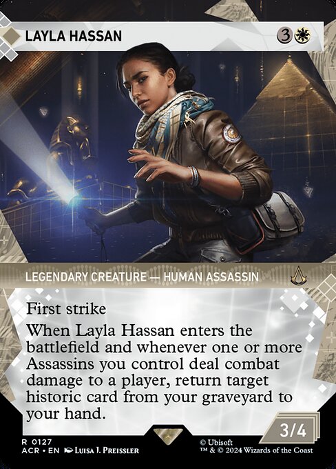 Layla Hassan XACR-127 Rare Near Mint Englisch