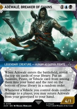 Adéwalé, Breaker of Chains XACR-136 Uncommon Near Mint Englisch