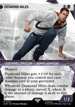 Desmond Miles XACR-130 Rare Near Mint Englisch