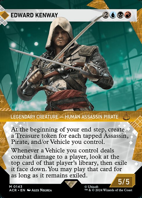 Edward Kenway (V.1) XACR-143 Mythic Near Mint Englisch Foil