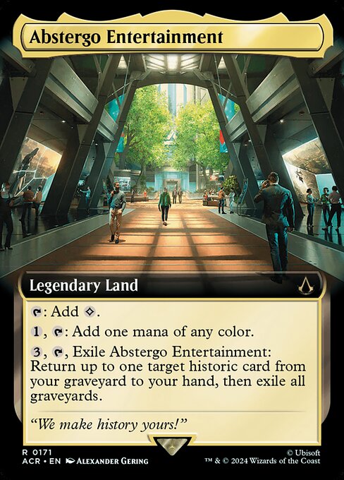 Abstergo Entertainment (V.1) XACR-171 Rare Near Mint Englisch Foil