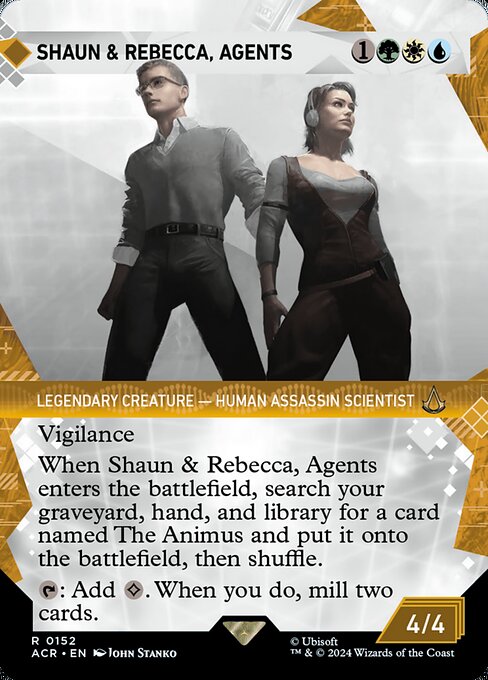 Shaun & Rebecca, Agents XACR-152 Rare Near Mint Englisch
